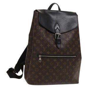 LOUIS VUITTON Monogram Macassar Parc Backpack